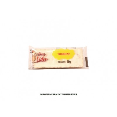 DOCES LIDER BARRA TORRONE 1X50X50G